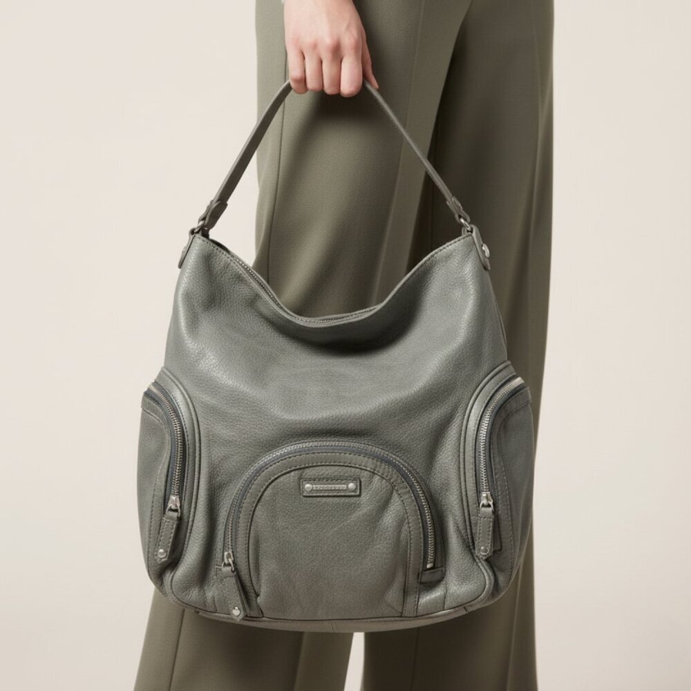 Michael Michael Kors Slouchy Washed Hobo Shoulder Bag